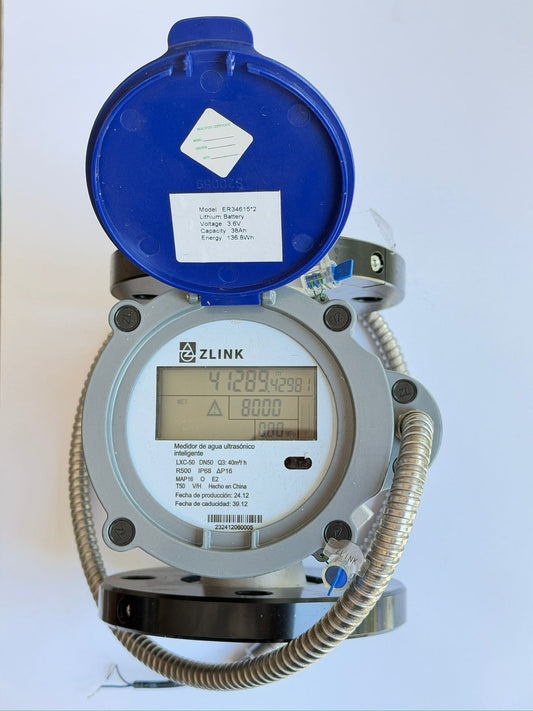 Caudalimetro Ultra Sonico - ZLINK - Transmision LoRaWAN